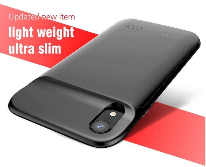 Immagine prodotto PhoneLook / 15 Plus cover in gomma siliconica con power bank integrato da 5000mAh (Apple iPhone 15 Pro Max)
