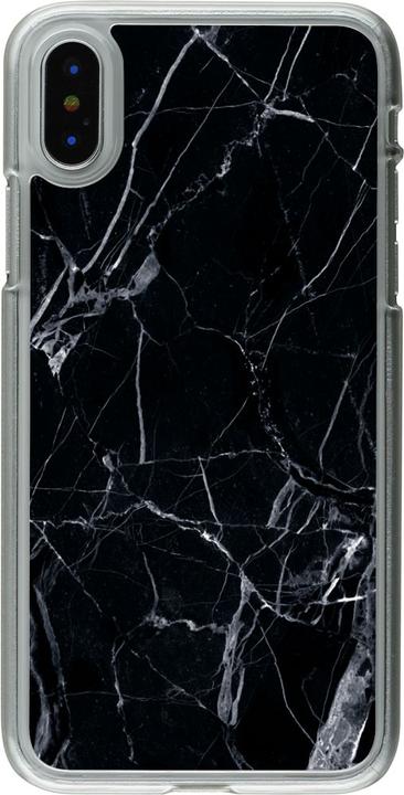 Actual product image PhoneLook Coque transparent Marble Black 01 (Apple iPhone XS, Apple iPhone X)