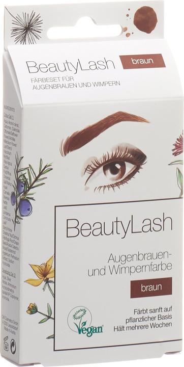 Image du produit BeautyLash Kit de teinture végétalienne pour les sourcils et les cils (marron) (Marron)