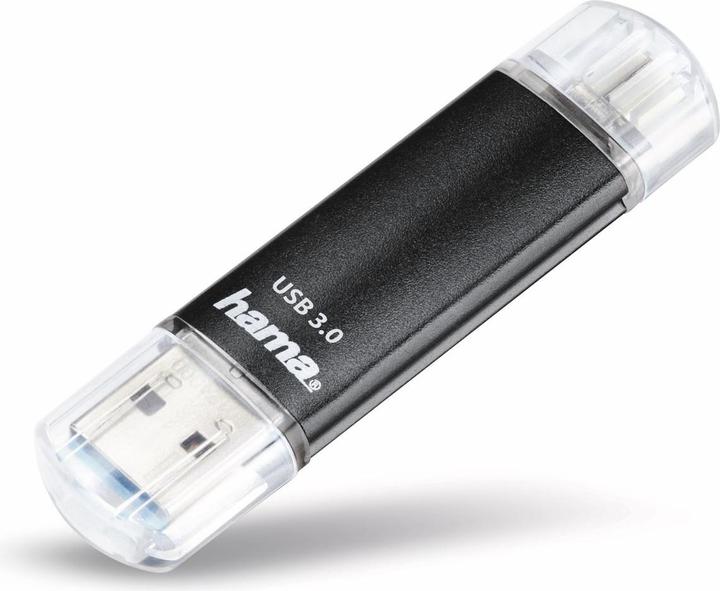 Hama Laeta Twin (32 GB, Micro USB, USB-A, USB 3.0)