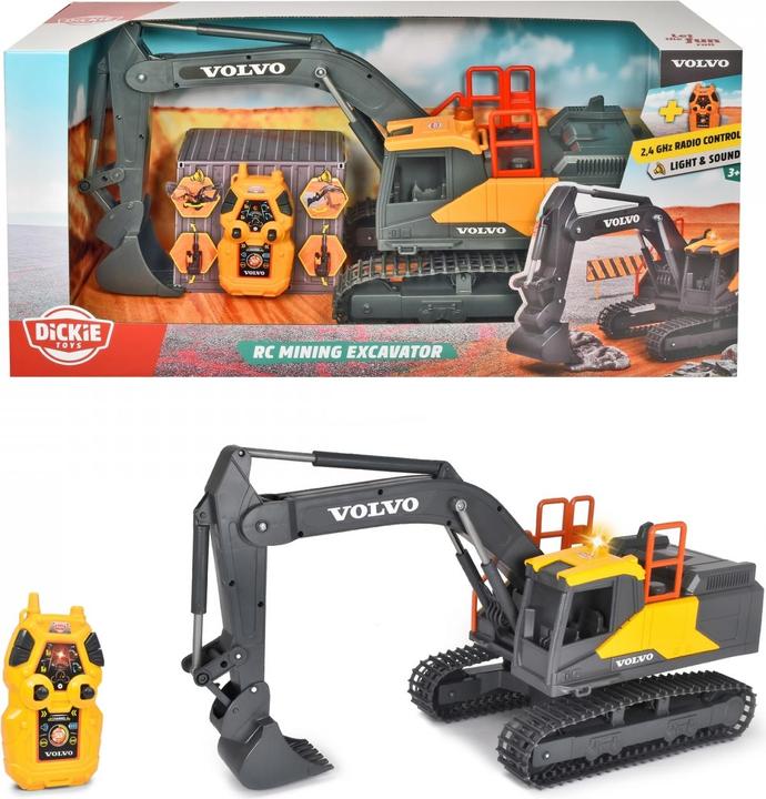 Produktbild Dickie RC Volvo Minibagger Lenkbarer Bagger