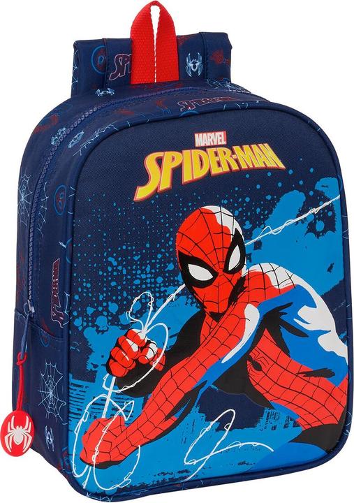 Produktbild Spiderman Kinderrucksack Spider-Man Neon Marineblau 22 x 27 x 10 cm