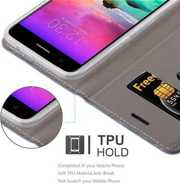 Actual product image Cadorabo Book Jeans Optics Cover (LG K10)