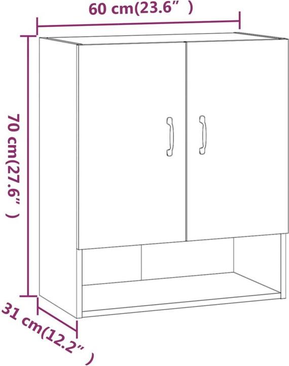 Produktbild VidaXL Cora (60 x 31 x 70 cm)