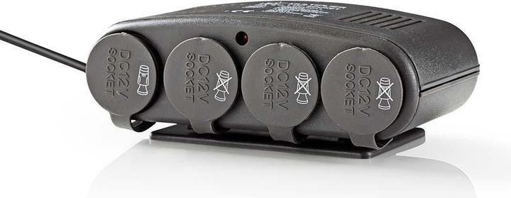 Actual product image Nedis Universal DC Power Adapters - Car adapter - 120 W - 12 V - 4-way - plastic - black