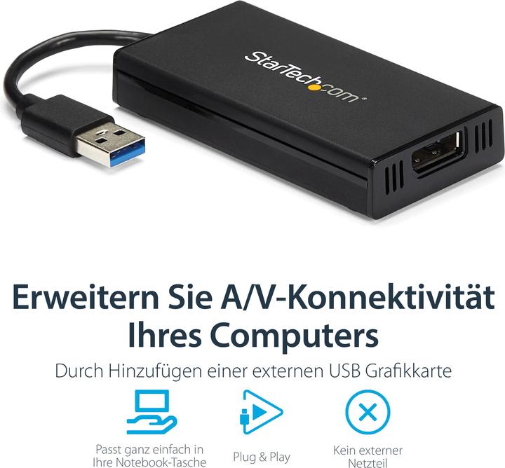 Actual product image StarTech USB 3.0 TO DISPLAYPORT - 4K (USB 3.0, 9 cm)