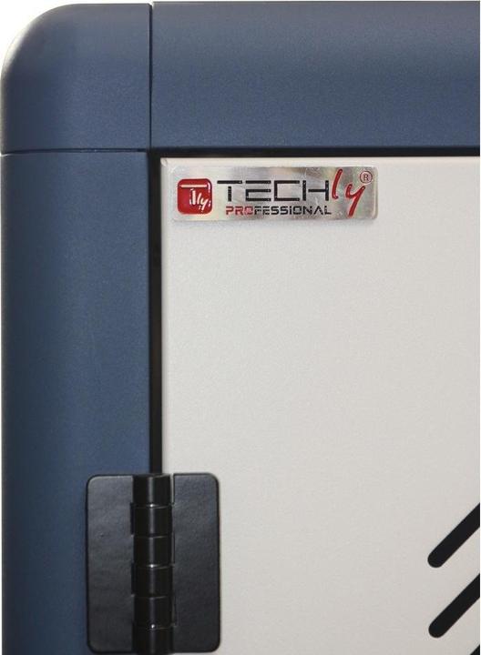 Produktbild Techly Ventilated Charging Station Trolley 30 Notebook or Smartphone Black/Grey