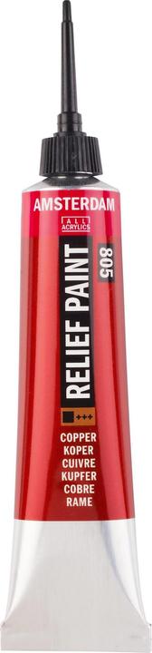 Produktbild Amsterdam Acrylfarbe Reliefpaint 805 (Kupfer, 20 ml)
