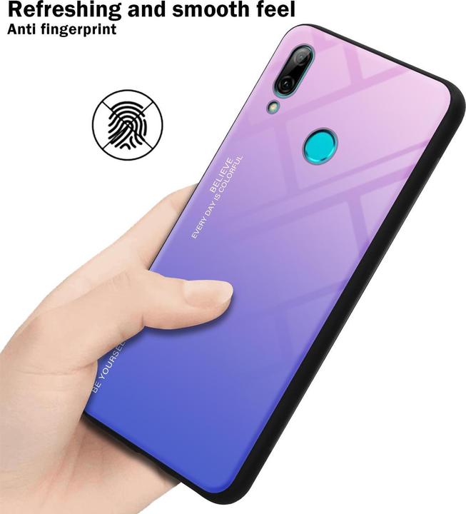 Produktbild Cadorabo TPU 2 Farben Glas Cover (Huawei P Smart (2019))
