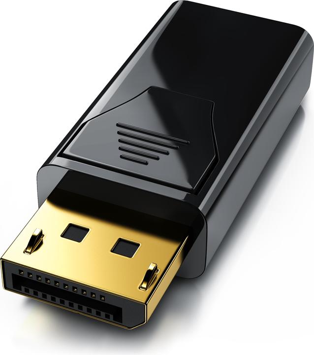Produktbild CSL DisplayPort zu HDMI Adapter, Audio Video Adapter, Ultra HD 4k DP zu HDMI Konverter (HDMI, 2.15 cm)