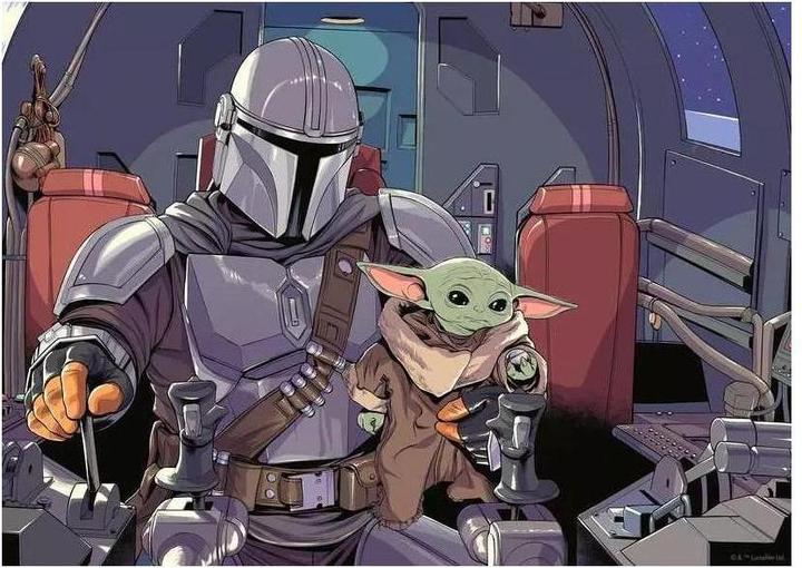 Image du produit Ravensburger Puzzle 12000512 - The Mandalorian - 1000 pièces Star Wars Puzzle pour adulte et (1000 pièces)