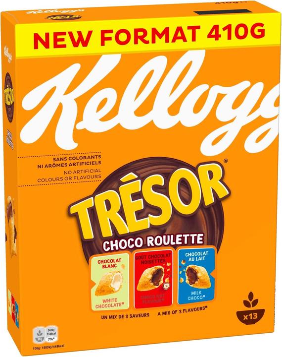 Actual product image Kellogg's Cereals Mmh...Tresor Choco Roulette 410 g (410 g)
