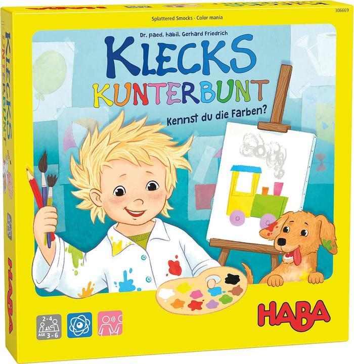 Haba Klecks Kunterbunt (Deutsch, Niederländisch, Französisch, Englisch, Italienisch)