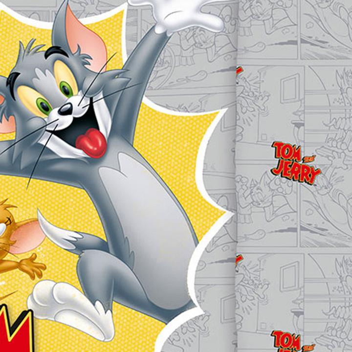 Actual product image Herding Reversible children's bed linen "Tom and Jerry"