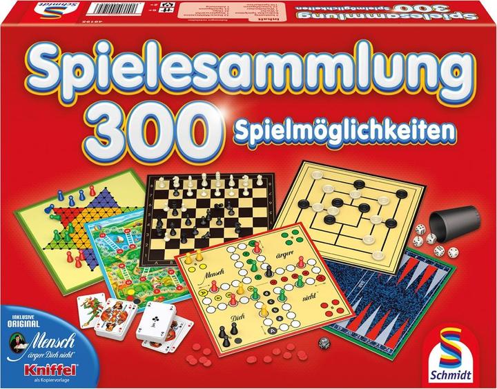Actual product image Schmidt Spiele 300 game collection red (German)