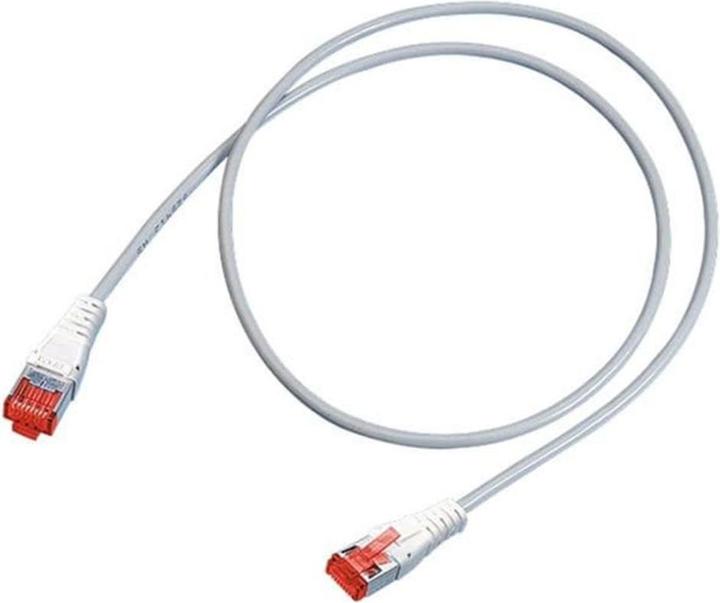 Produktbild R&M Patchkabel Cat 6A, S/FTP, 1 m, Grau (U/FTP, CAT6a, 1 m)