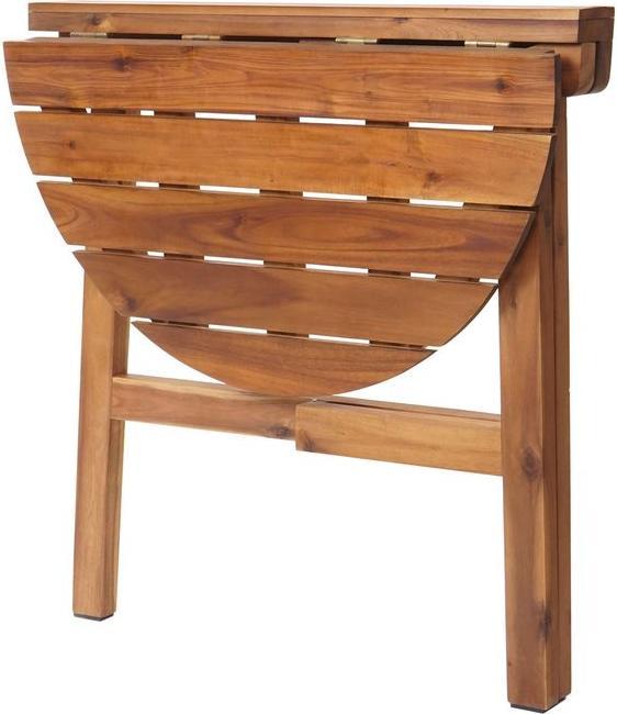 Image du produit Mendler Table pliante HWC-L19, In-/Outdoor pliable Acacia 71x70x34cm (70 cm)