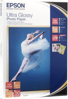 Actual product image Epson Ultra Glossy Photo 13x18cm S041944 Stylus DX 3800 300g sheet (300 g/m², 13 x 18 cm, 50 x)