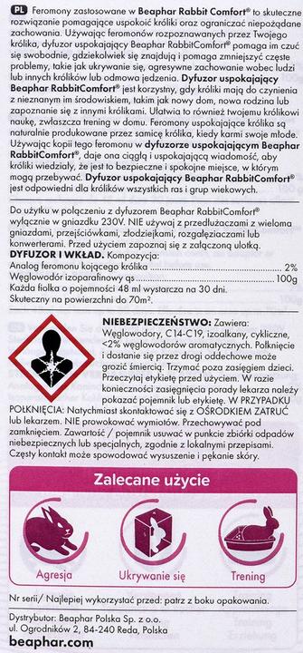 Actual product image beaphar Pheromone diffuser for rabbits - 48ml (Rodents, 48 ml)