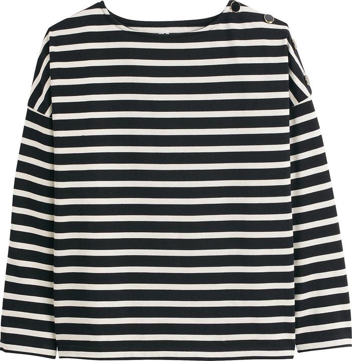 Produktbild La Redoute Collections Ringelshirt Signature AIMIE mit lockerer Schnittform (38)