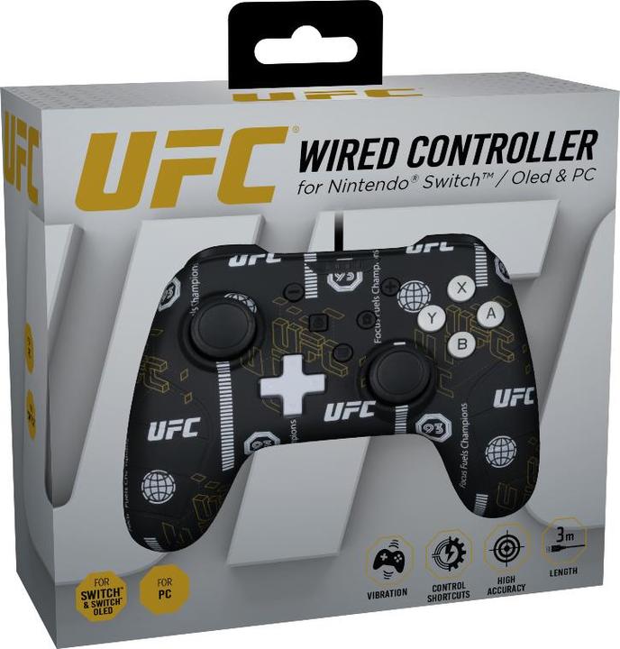 Produktbild Konix Kx Ufc Gamepad Black (Switch Lite, PC, Switch)