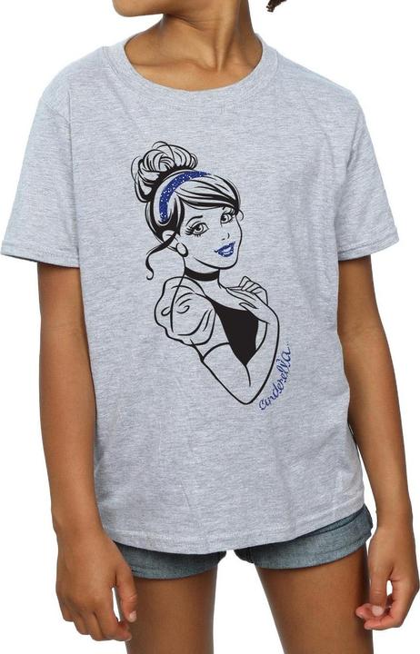 Produktbild Disney Princess Cinderella Glitter TShirt Mädchen (140, 146)