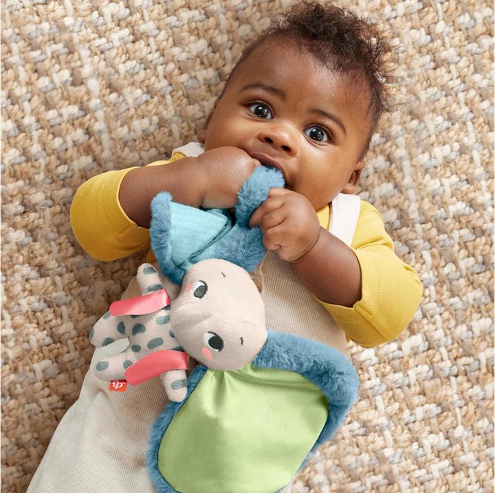Actual product image Fisher-Price Planet Friends Giant Eared Elephant Sensory Toy for Newborn, Plush Elephant for Newborn (18.40 cm)