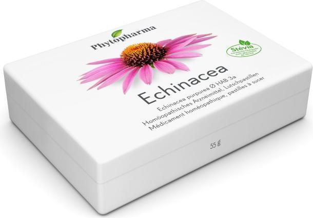 Actual product image Phytopharma Echinacea pastilles