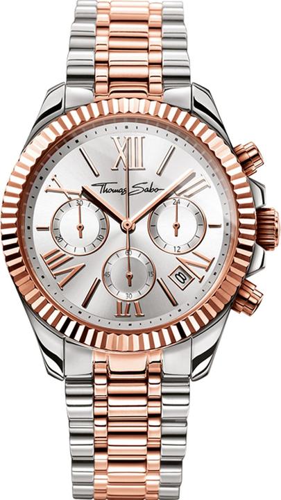 Produktbild Thomas Sabo Damenuhr Divine (Chronograph, Analoguhr, 38 mm)