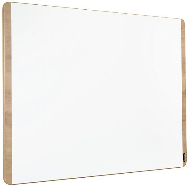 Actual product image Rocada NATURAL whiteboard, frame in wood finish, board white, WxH 1000 x 1500 mm.