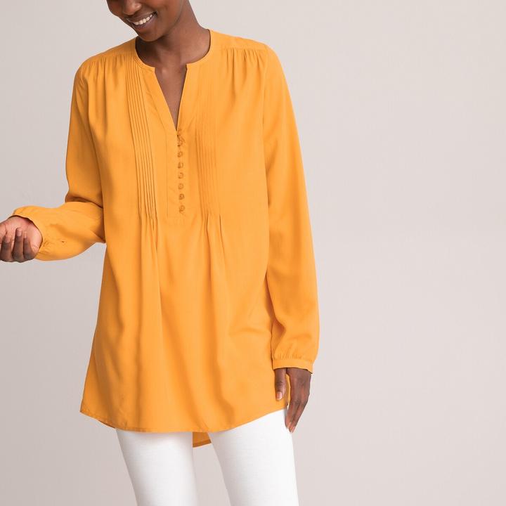 Actual product image Anne Weyburn Long-sleeved voile tunic (38)
