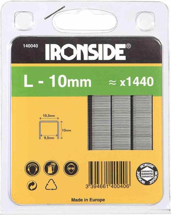 Ironside Heftklammer 10mm, L (1440 x)