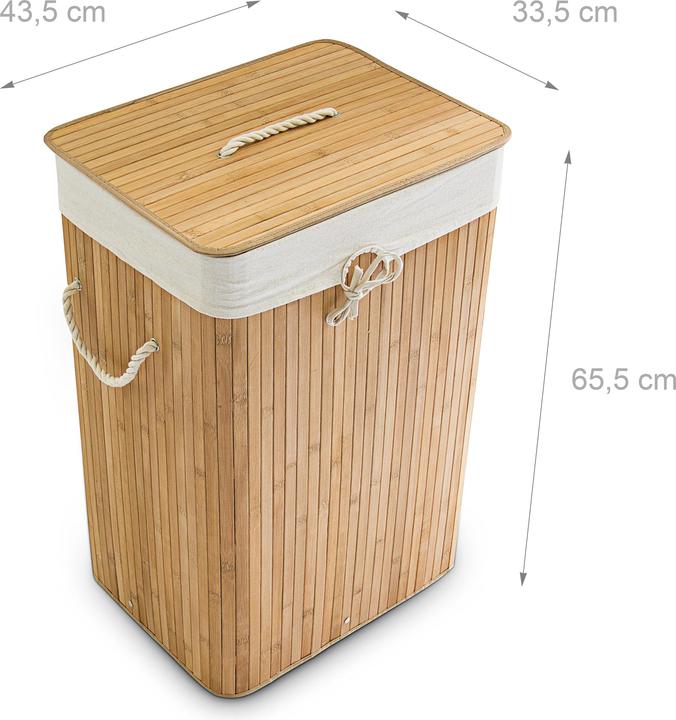 Actual product image Relaxdays Rectangular Hamper (83 l)