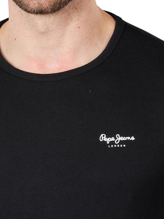 Actual product image Pepe Jeans Original Basic T-Shirt Short Sleeve Black (XL)