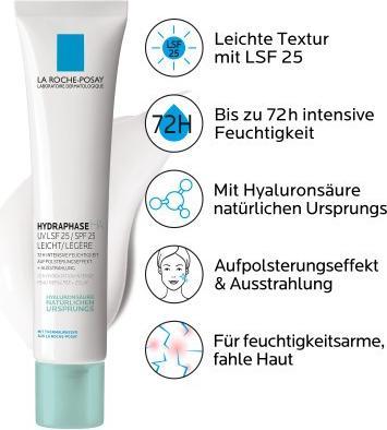 Produktbild La Roche Posay Hydraphase HA UV (40 ml, Tagescreme, SPF 25)