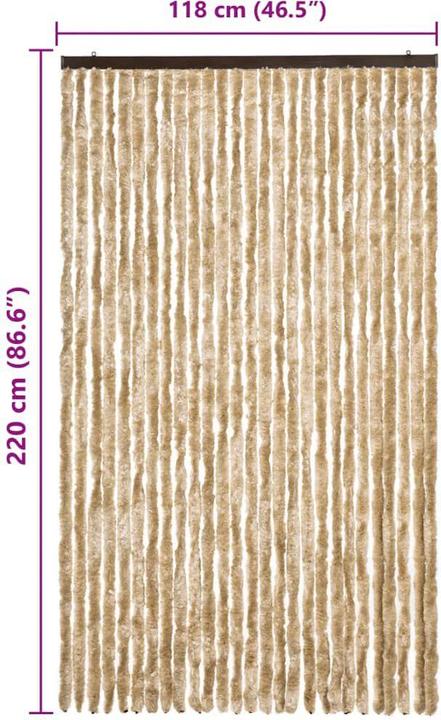 Actual product image VidaXL Fly screen (120 x 220 cm)