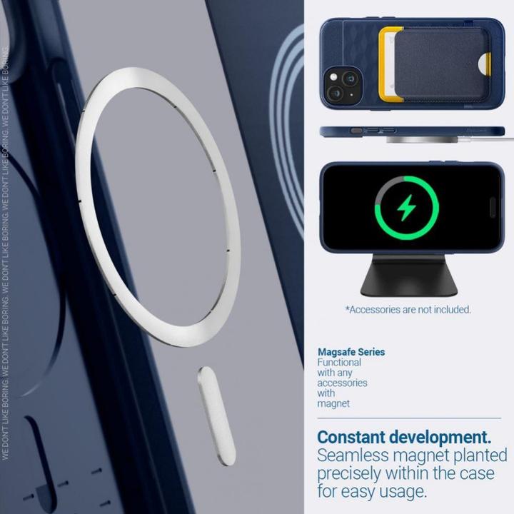 Actual product image Caseology Parallax Mag Magsafe Iphone 15 Midnight Blue (Apple iPhone 15)