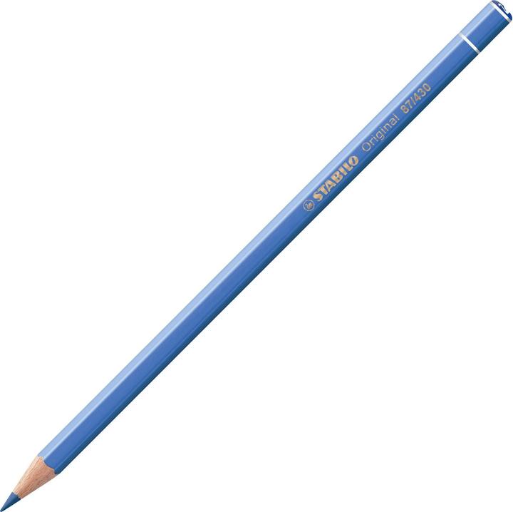 Produktbild STABILO Original Potlood - Ultramarijn Middel (87/430) (Blau, 1 x)