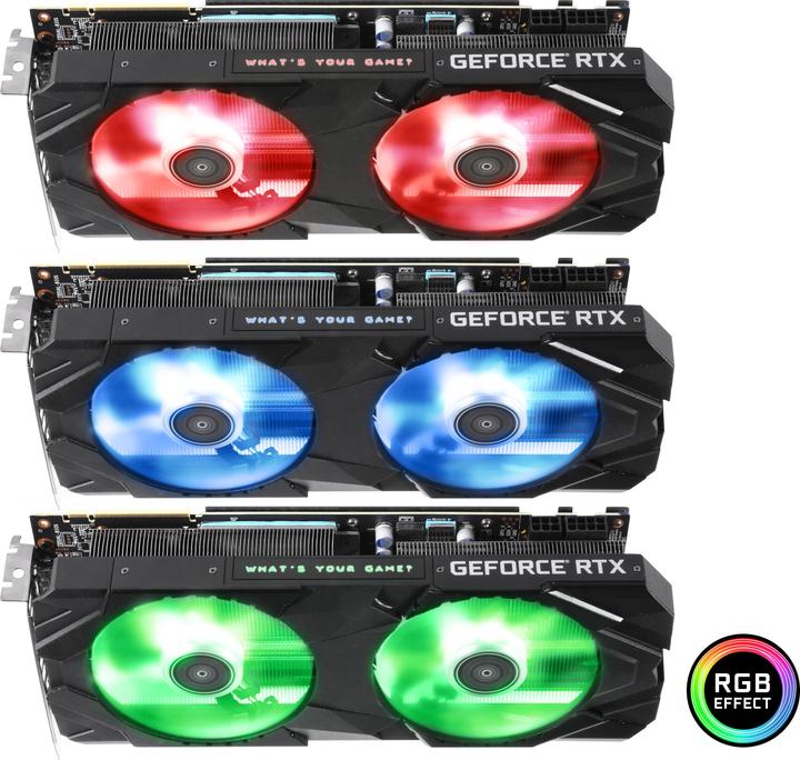 Actual product image KFA2 GeForce RTX 2080 Super EX OC (8 GB)
