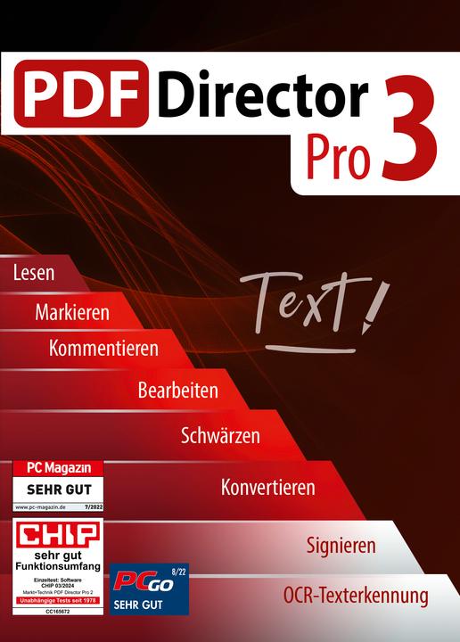 Produktbild PDF Director 3 PRO Download Code (1 User, 3 Geräte/User, unbegrenzt)