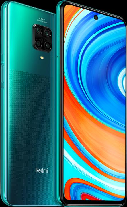 Xiaomi Redmi Note 9 Pro (64 GB, Tropical Green, 6.67", Dual SIM + SD, 64 Mpx, 4G)