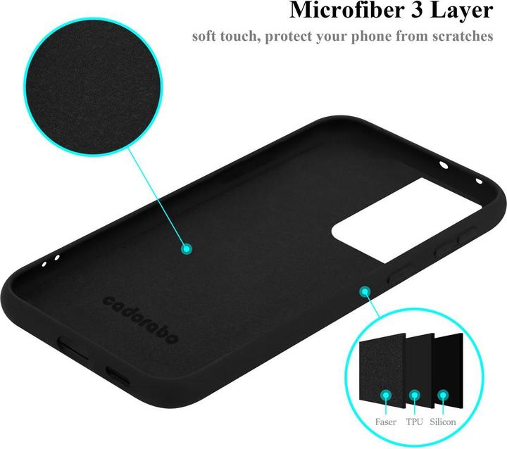 Actual product image Cadorabo TPU Liquid Silicone Case Cover (Samsung Galaxy S21 Ultra)
