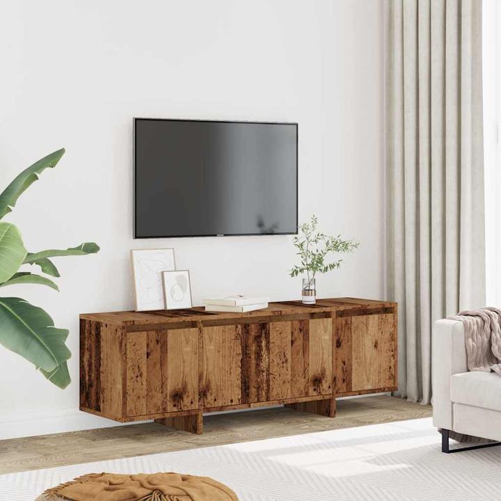 Immagine prodotto VidaXL TV Schrank Lowboard Fernsehschrank Fernsehtisch TV Möbel Altholz-Optik (120 x 30 x 40,5 cm)