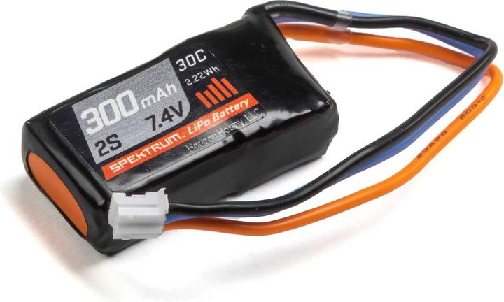 Image du produit Batterie LiPo 300mAh 2S 7.4V 30C Connecteur PH (7.40 V, 300 mAh)