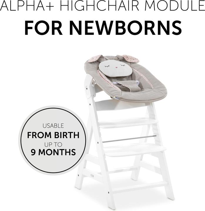 Produktbild Hauck Alpha Bouncer 2in1 Powder Bunny Beige Bloom