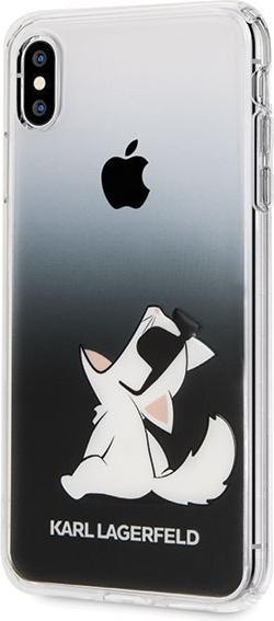 Produktbild Karl Lagerfeld Hard Cover Choupette Fun Glasses Black für Apple iPhone XS Max (Apple iPhone XS Max)