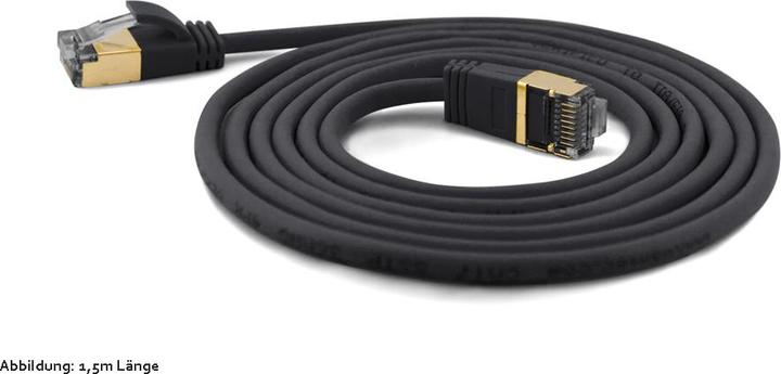 Actual product image Wantec Extra thinCat.7 raw cable SSTP patch cable (S/FTP, CAT7, 10 m)