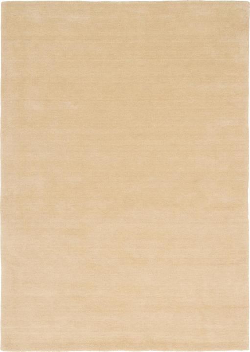 Produktbild Pergamon Wolle Natur Teppich Gabbeh Einfarbig (140 x 200 cm)