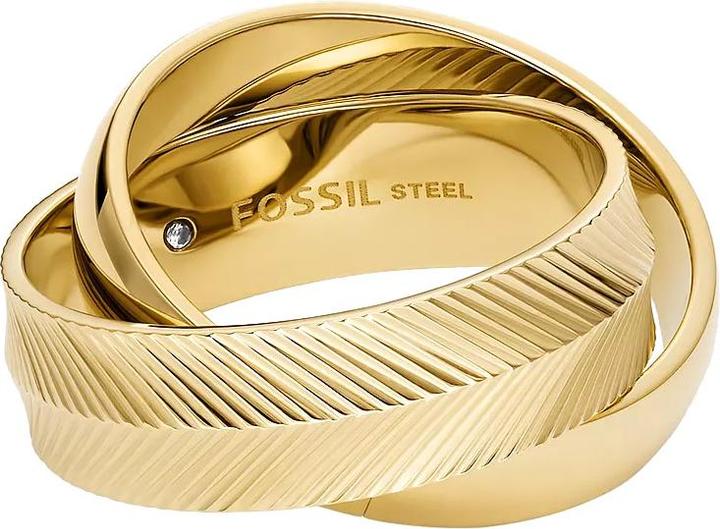 Actual product image Fossil Damenring HARLOW (52, Steel)
