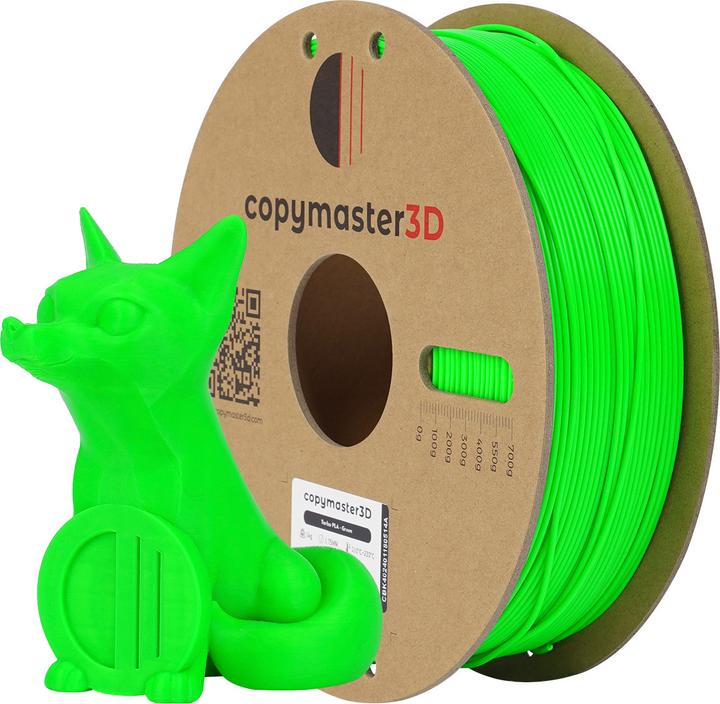 Actual product image Copymaster3D Turbo PLA Filament for 3D Printer, 1.75 mm, Green (PLA, 1.75 mm, 1252 g, Green)